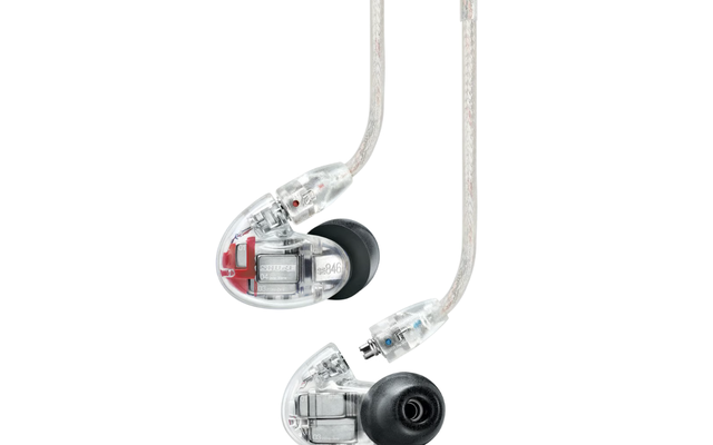 SHURE SE846 第2世代 クリア、MMCX端子まわりの拡大